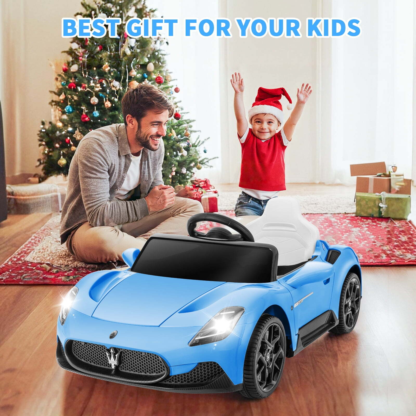 12V Kids Ride on Cars Licensed Maserati, Electric Ride on Toys for Toddler with