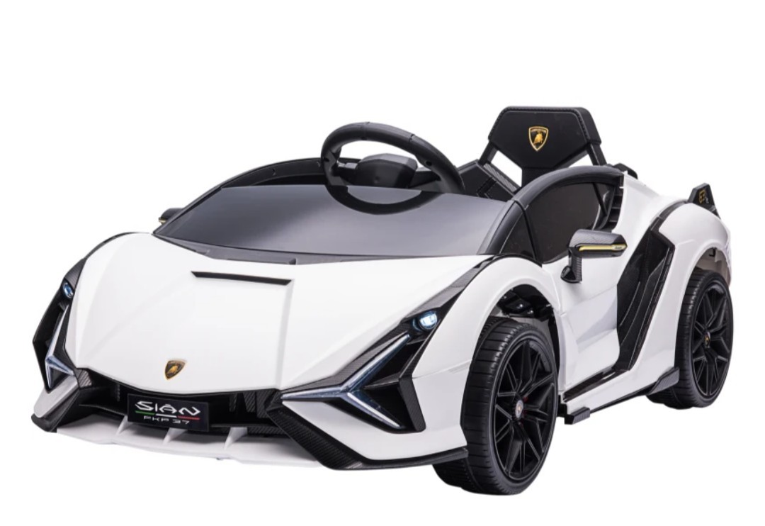 White Lamborghini Ride On Toy