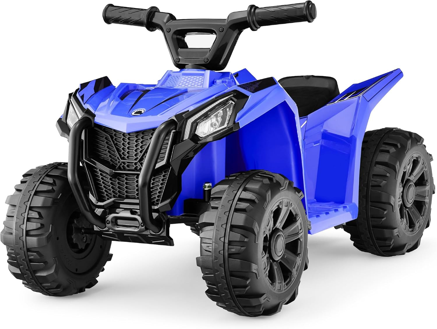 6V Kids Ride on Toy, 4-Wheeler Quad ATV Play Car W/ 1.8MPH Max Speed, Treaded Ti