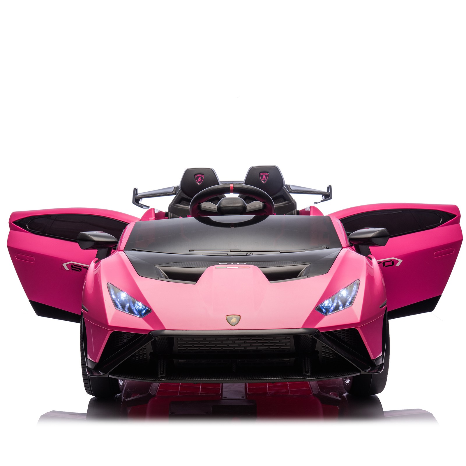 24V Kids Electric Ride On Drift Car Lamborghini Huracan Sto Speeds 1.86-5.59 MPH