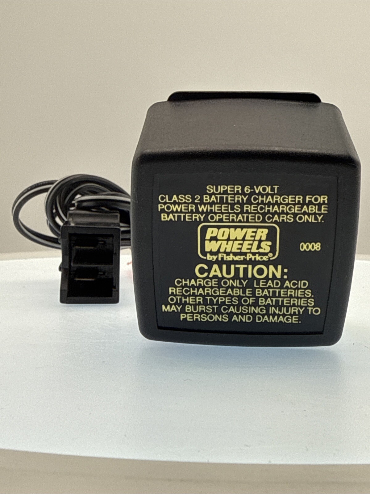 Power Wheels Super 6 Volt Battery Charger Class 2 model BC-120-61200