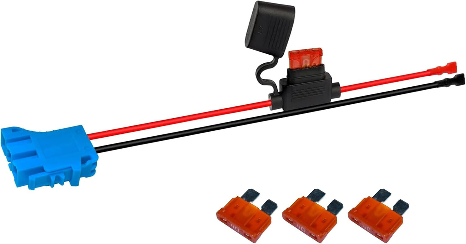 HQRP Wire Harness Connector for Peg-Perego 12V SLA Battery Children Ride-on Car