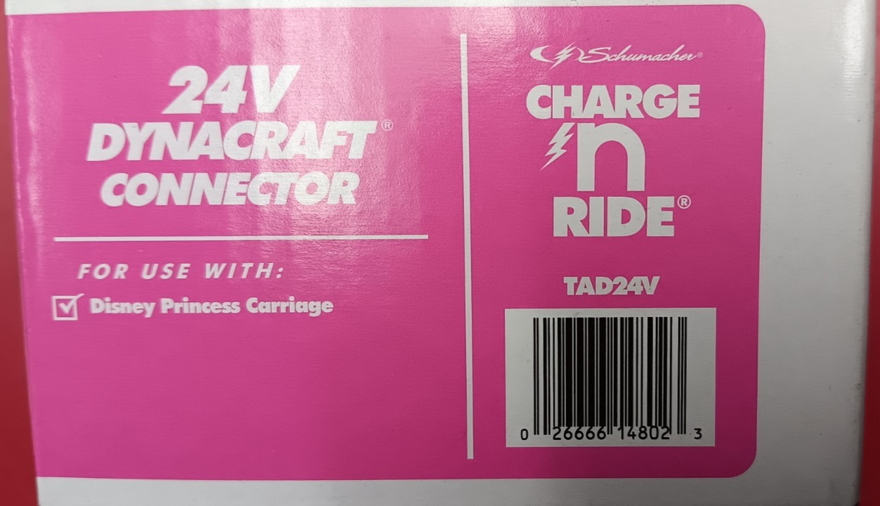 schumacher charge n ride charger adapter TAD 24V