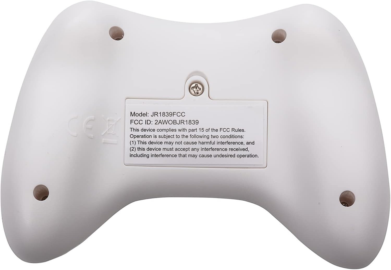 JR1839 White Kids Powered Ride on car 2.4G Bluetooth Remote Control Accessories