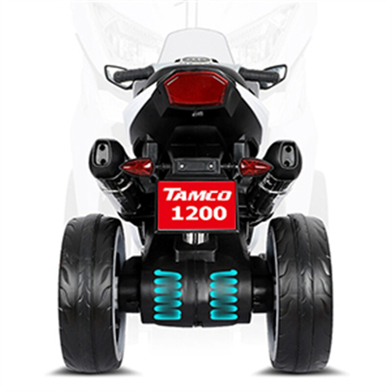 12V Electric Motorcycle Ride On Toy Rechargeable Motor Bikes 1.8-3.2MPH