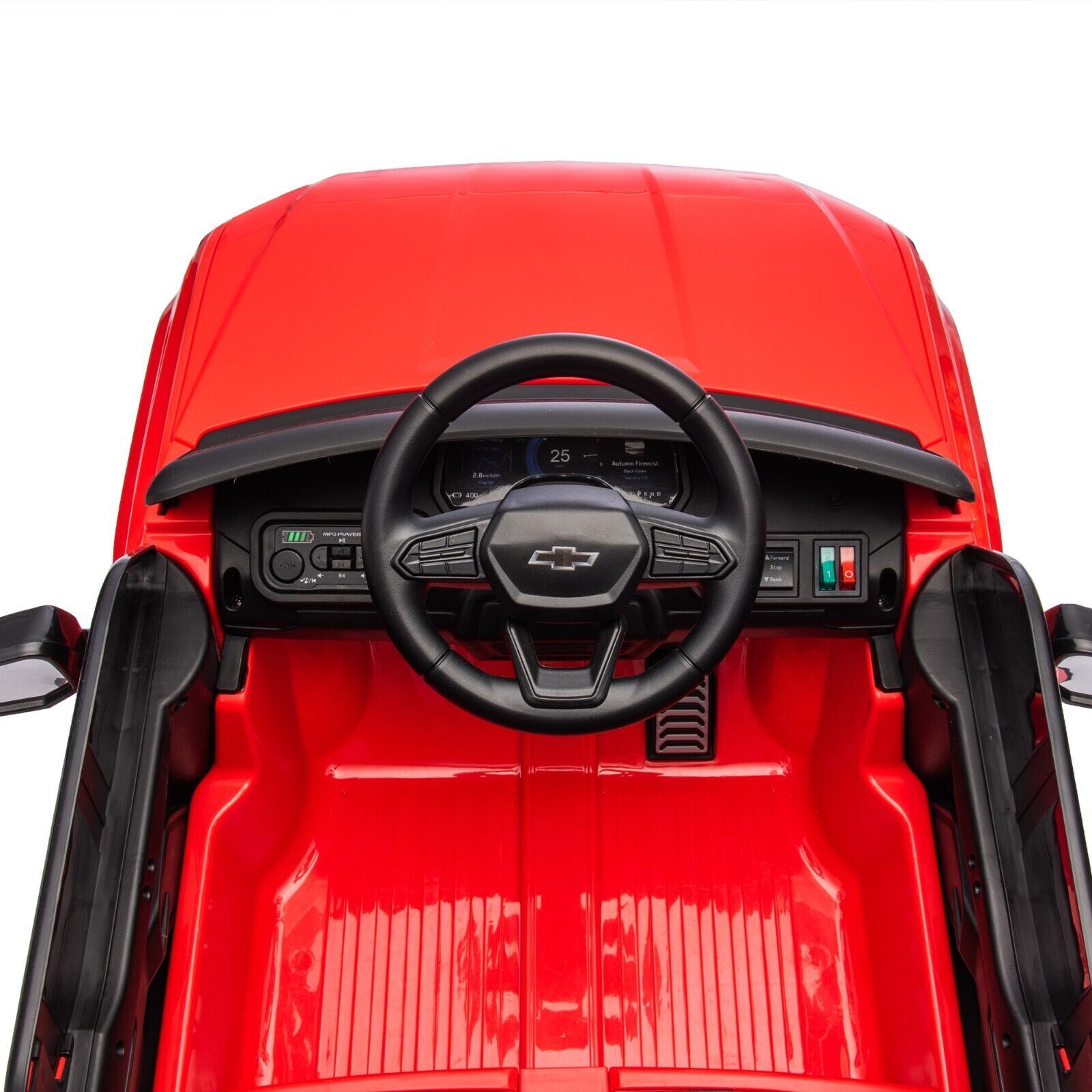 Licensed Chevrolet Silverado Ride On Truck 24V 2 Seater Electric Car with Remote