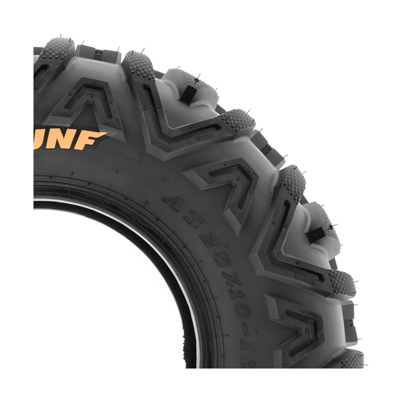 Set of 2 SunF A033 Power.I AT 25×10-12 ATV UTV Off-Road Tires All-Terrain, 6 …