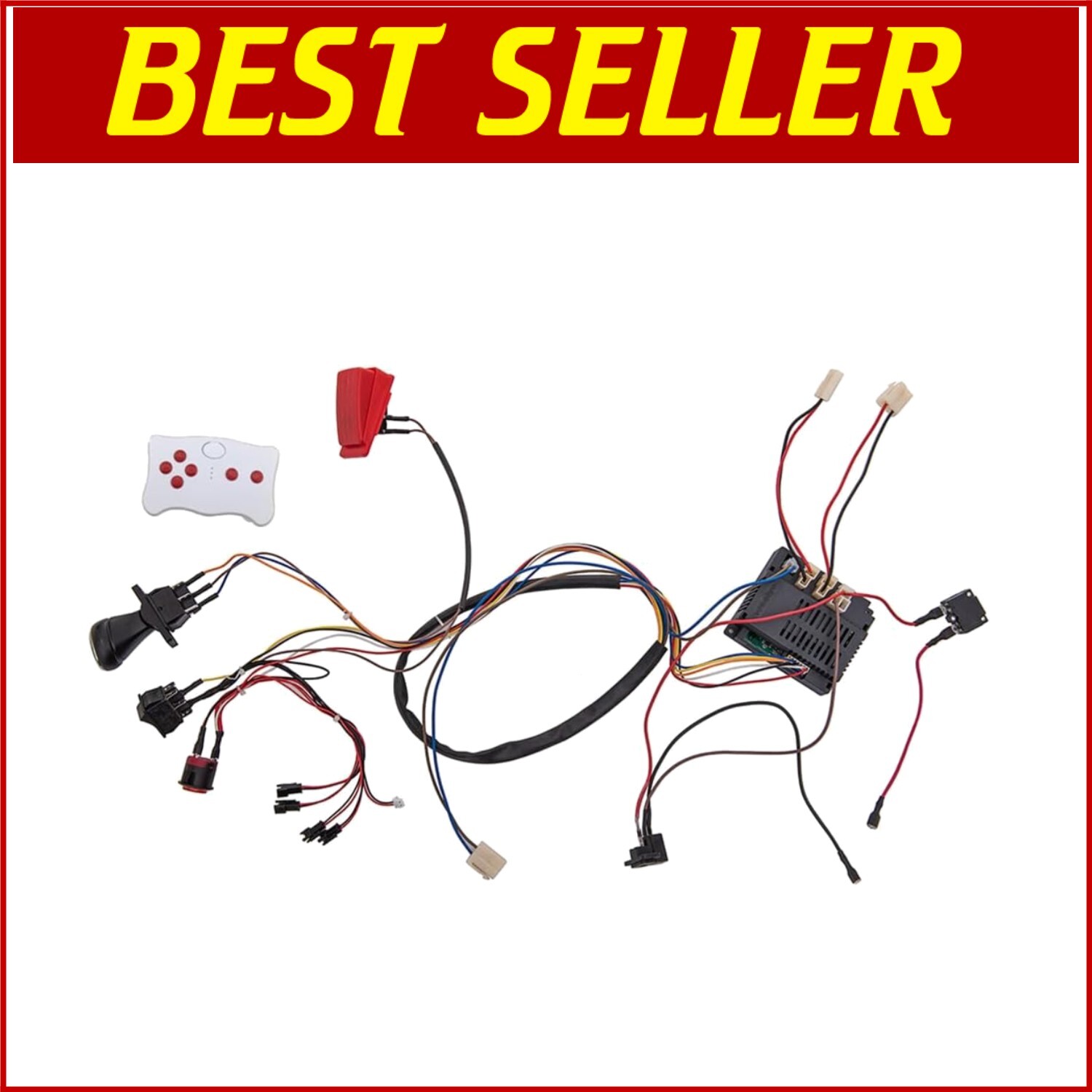 Complete 12V Kids Electric Ride-On Car Upgrade Kit with Remote Control