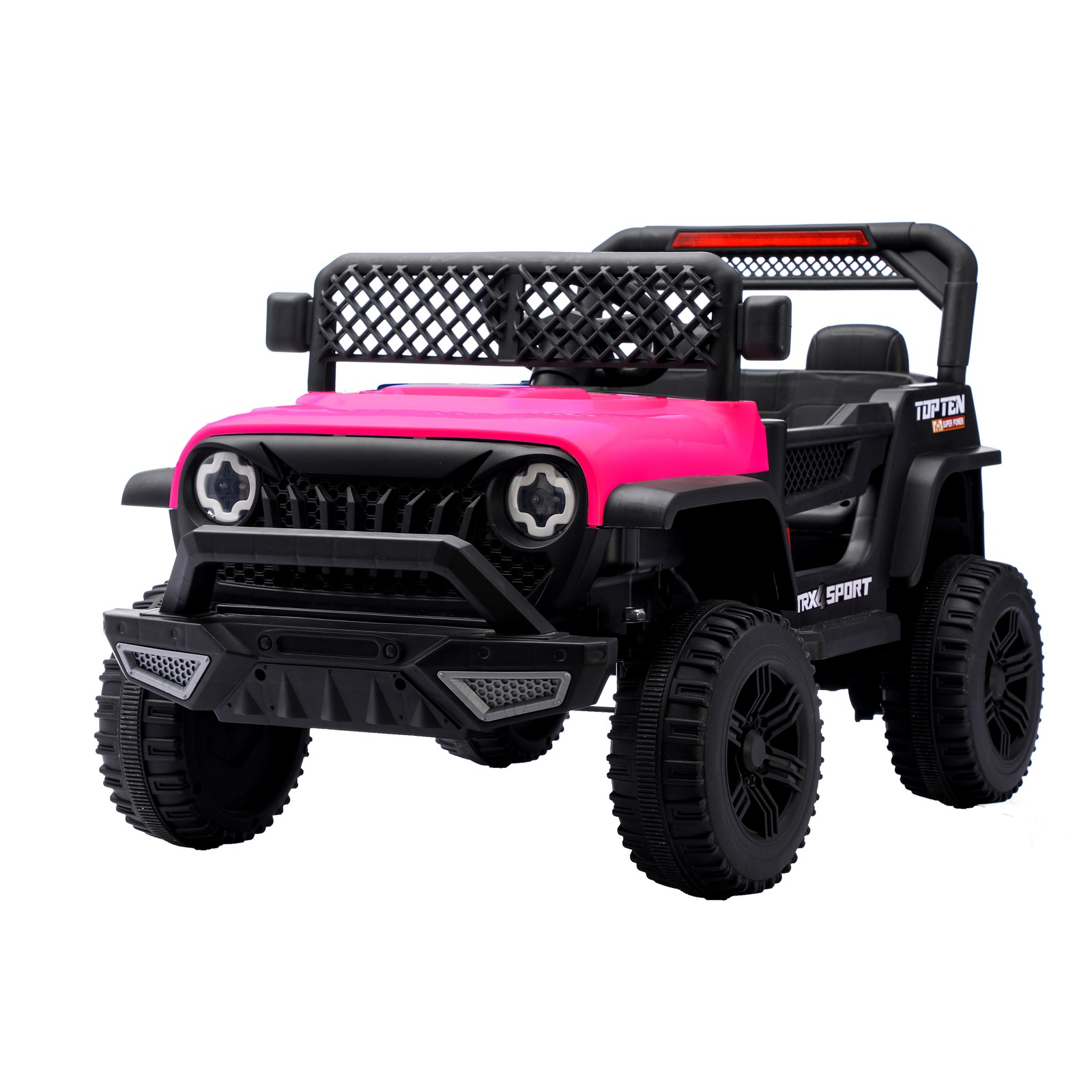Ride on Car Kids Electric Car with Remote Control Swing for 3~6 Years Gift Pink