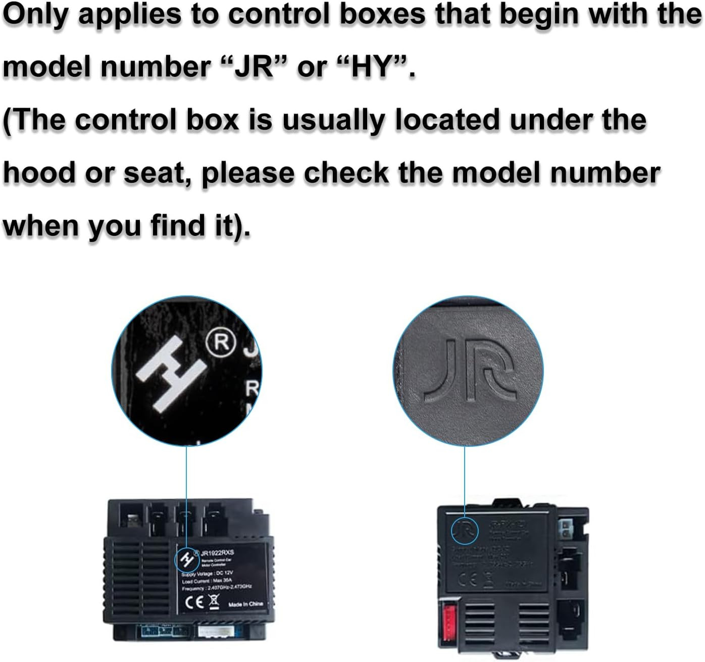 2.4G Bluetooth Remote Control Remote for Ride On Car Controller Transmitter Acce