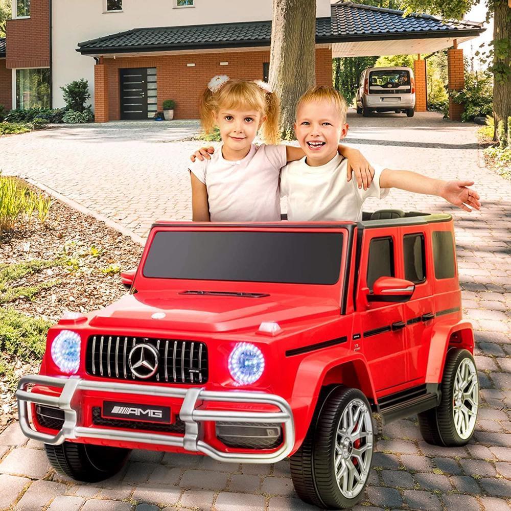 12V Electric Kids Ride-on Car Larger 2 Seats Vehicle MP3 Light Remote Control