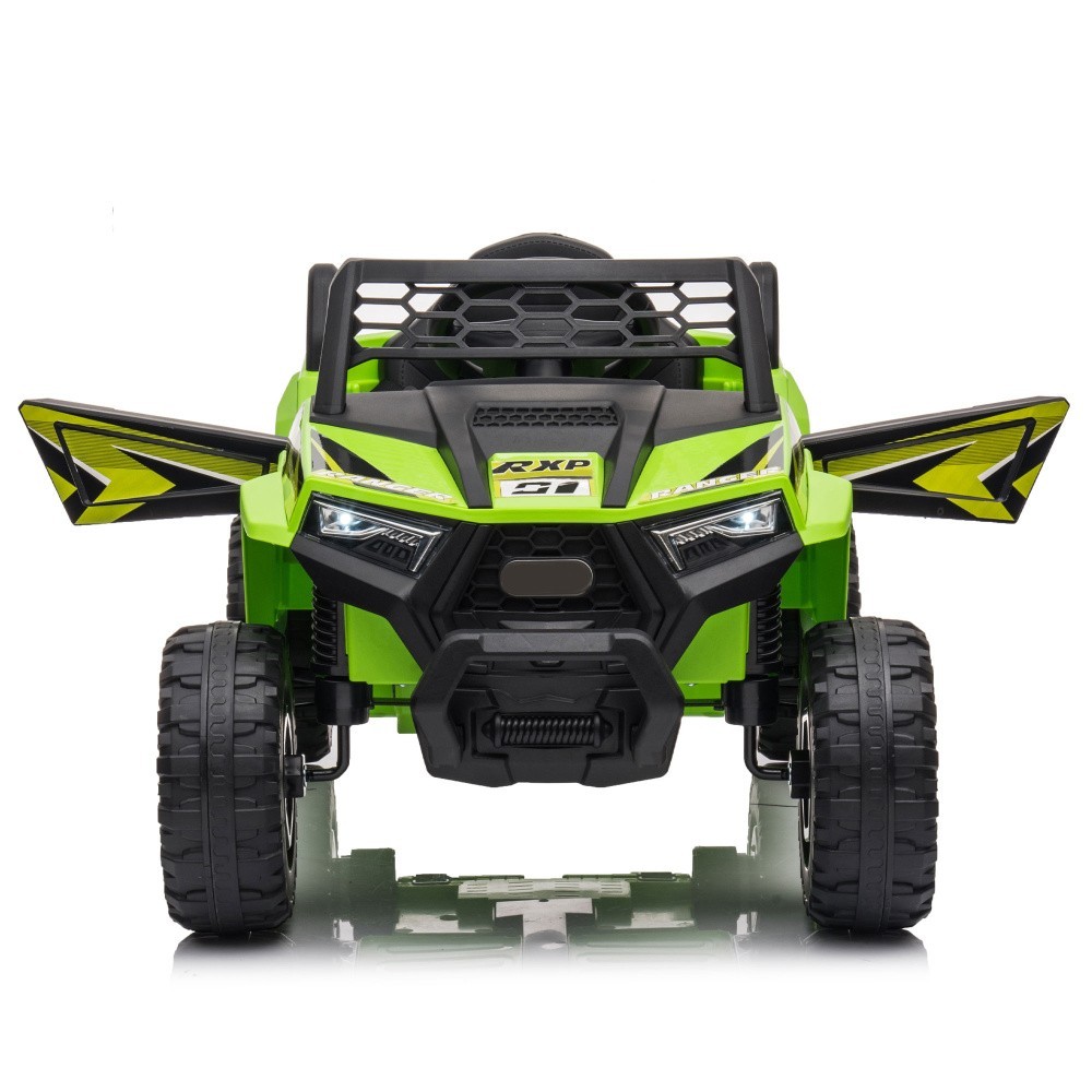 12V kids Ride On Mini UTV Electric Car Front LED Lights & Horn For Children