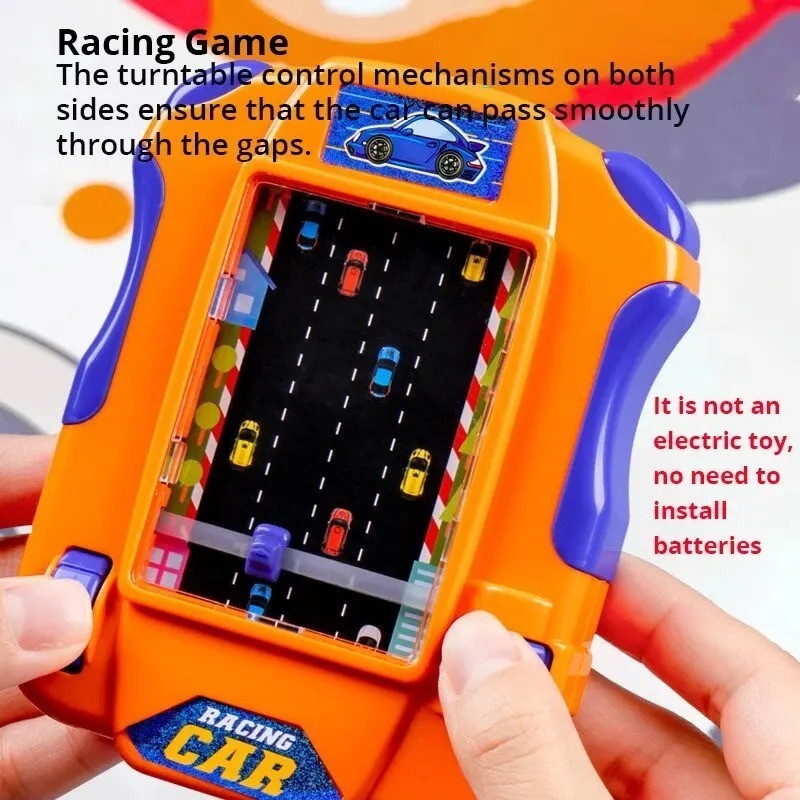 1 Pc Kids Racing Adventure Handheld Car Game Non Electric Toy
