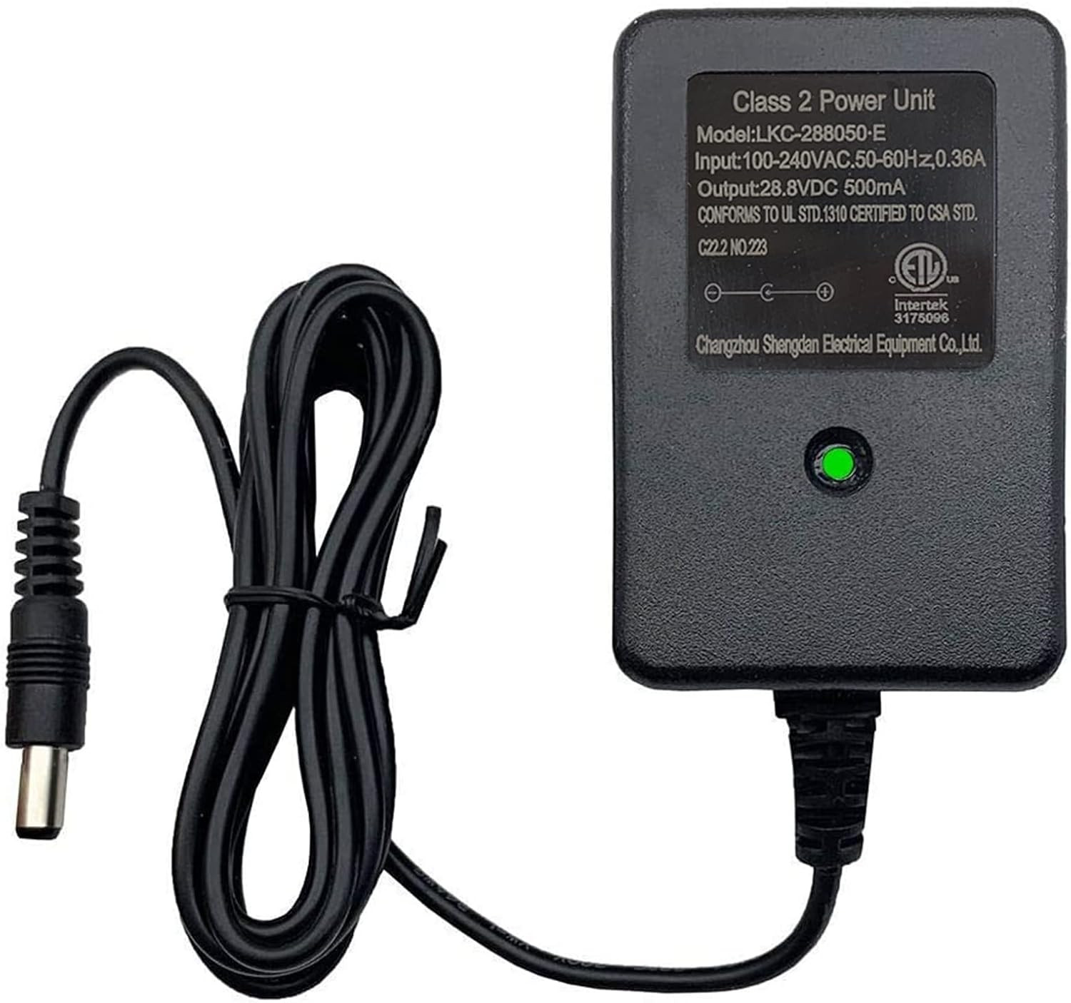 28.8V Kids Ride on Car Charger, 24V round Hole Charger with Charging Indicator L