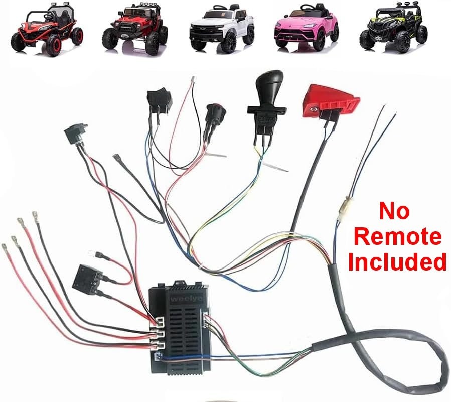 12 Volt Power Wheel DIY Modified Wires High Power For Children Electric Car