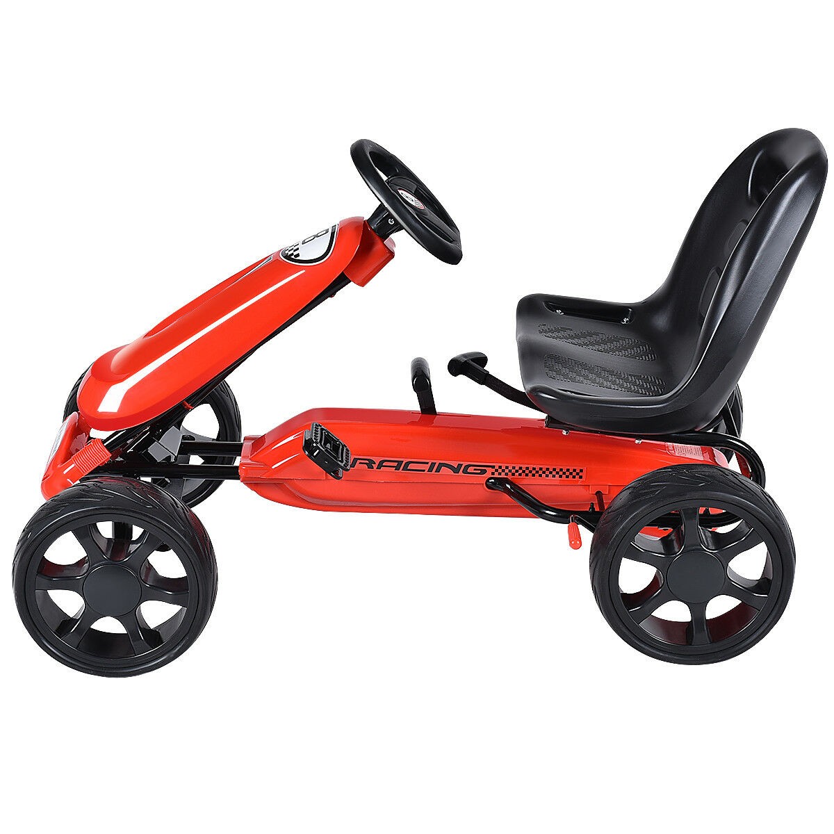 Go Kart Kids Ride On Car Pedal Powered Car 4 Wheel Racer Toy Stealth Outdoor New