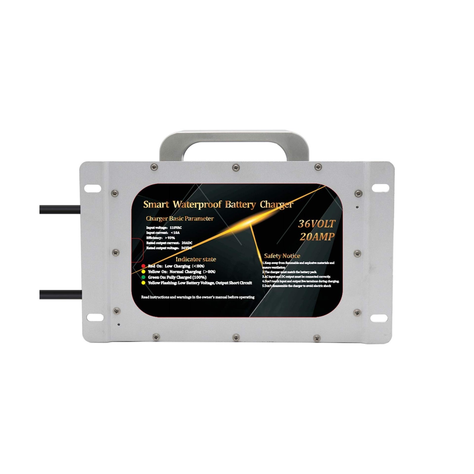 36V 20A Battery Charger for 36 Volt Club Car/Yamaha Golf Cart w… USA FAST SHIP