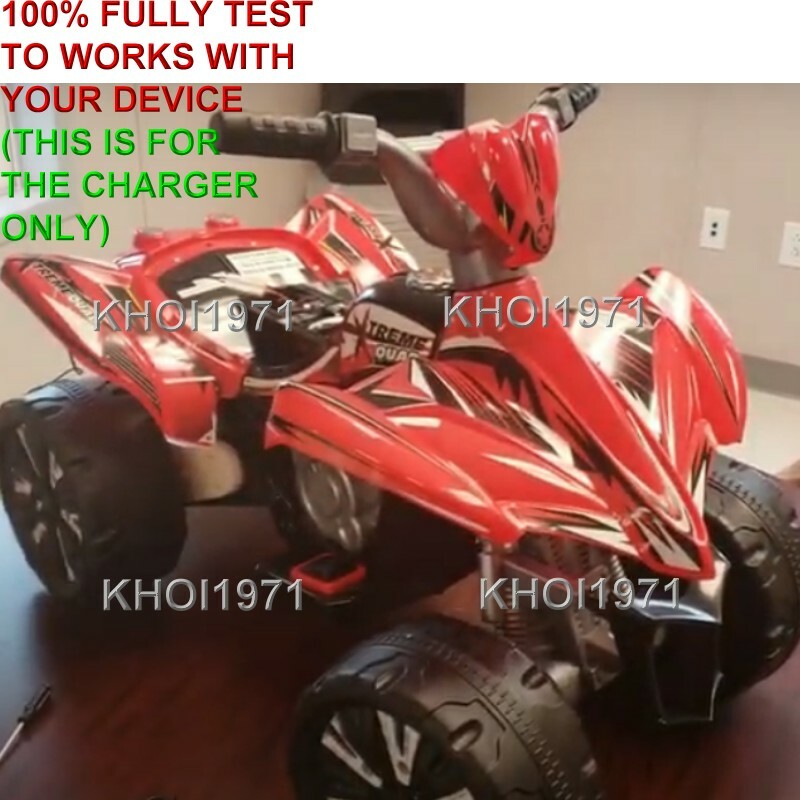 WALL charger AC adapter FOR RED 0670 Kid Motorz Xtreme Quad ride on 6V-BATT