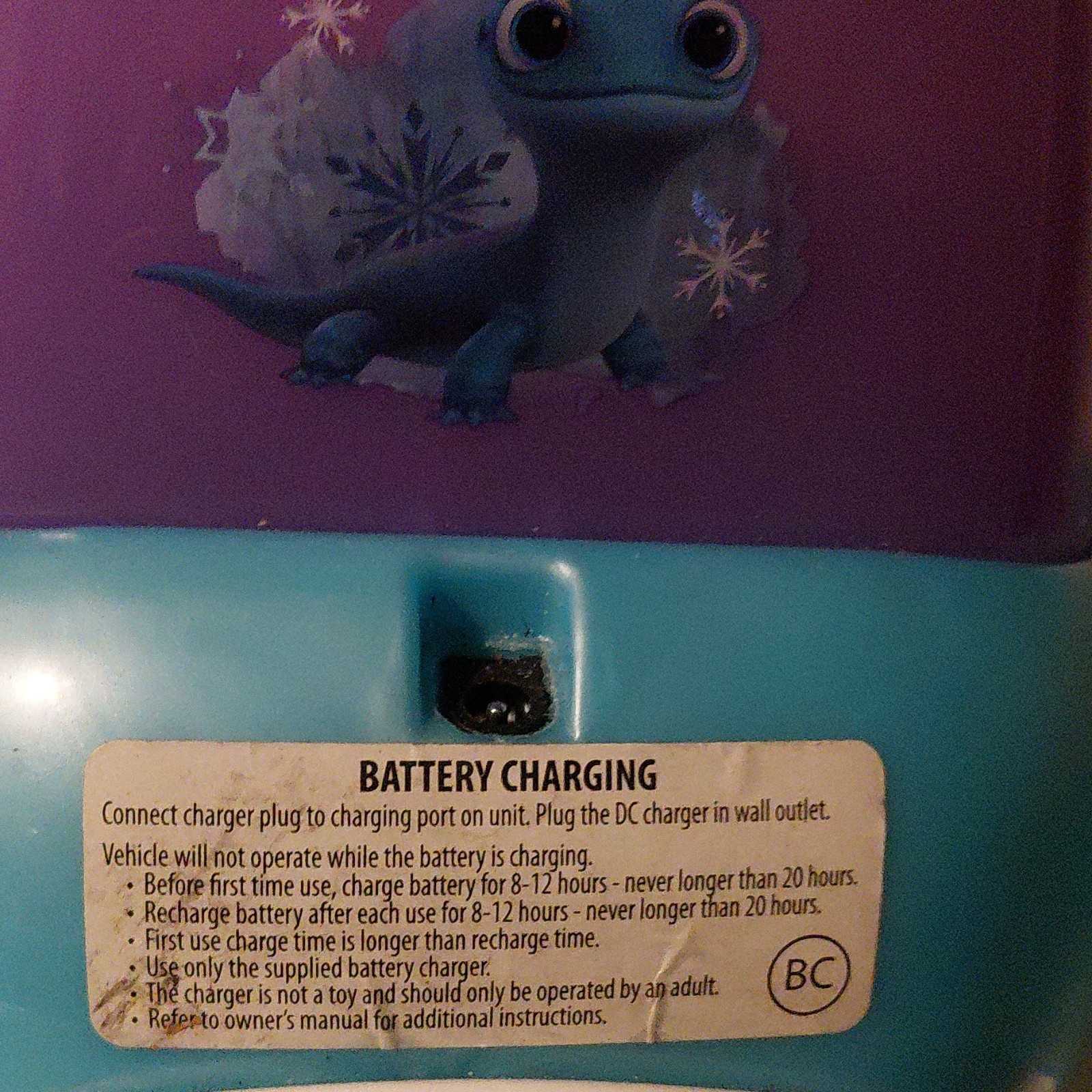 Disney Frozen Battery Operated Ride-On Toy Blue/Purple Princess Theme