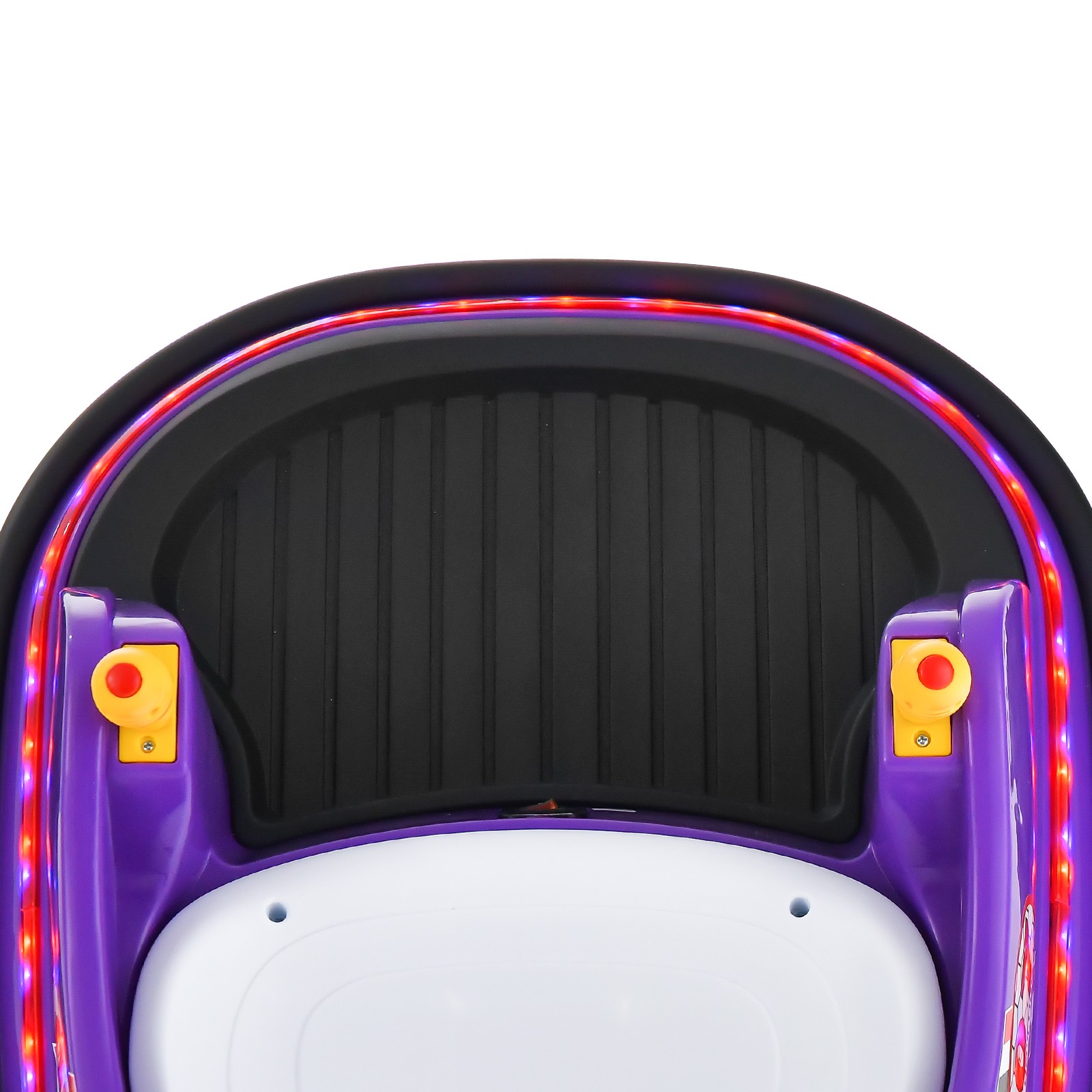 12V Vehicle 360° Spin Race Toy Kids Ride On Bumper Car w/ Remote Control Purple