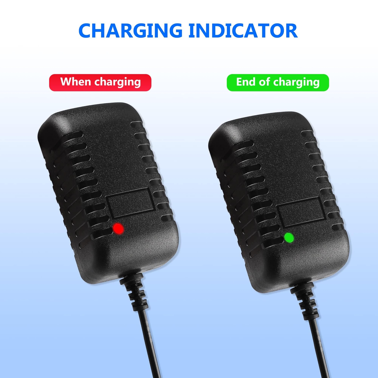 12 Volt Battery Charger for Ride On Toys, 14.4V 1000MA Battery Charger for Kids