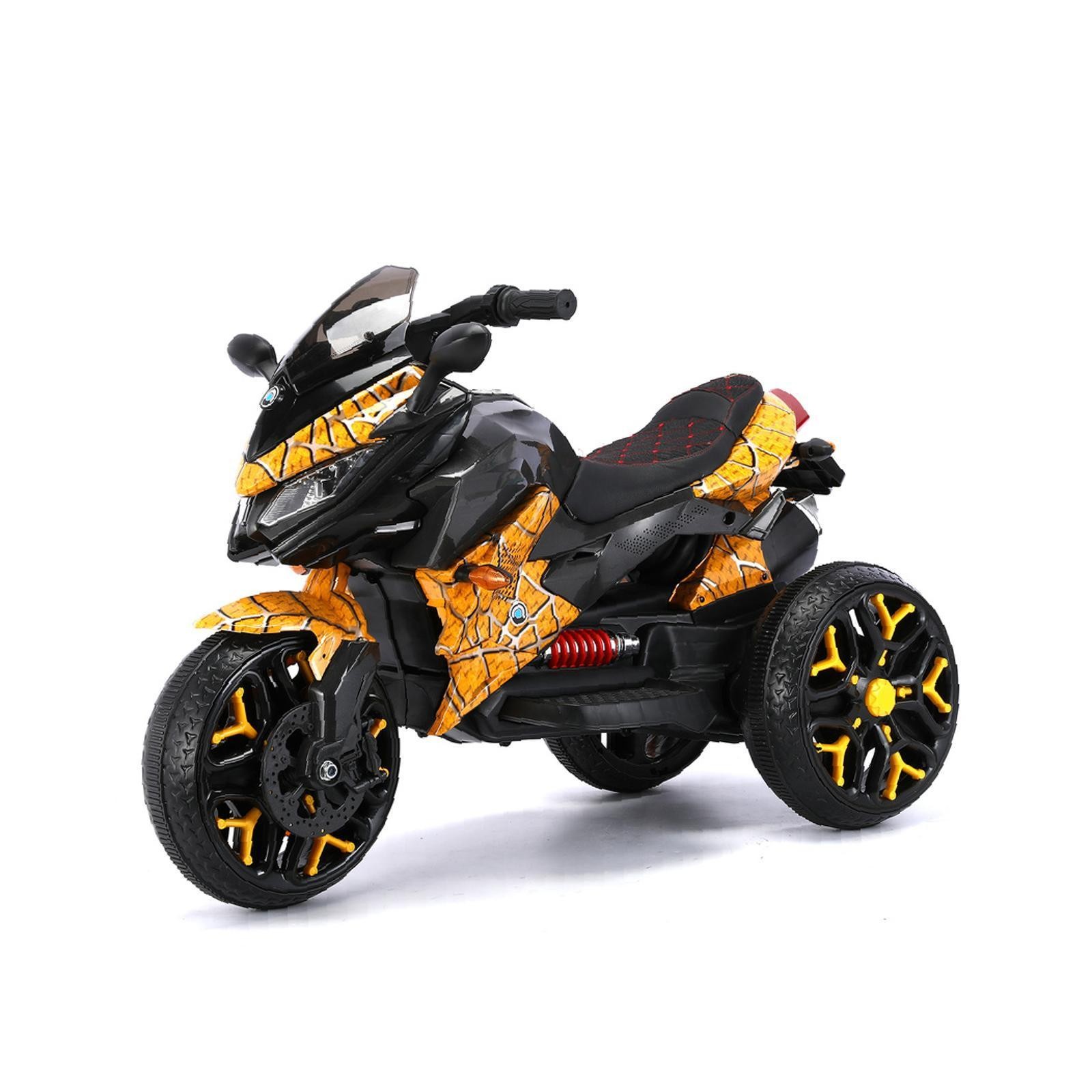 Kids Bikes Riding Toys Battery Powered Motorbike with PU Seat Manual Throttle