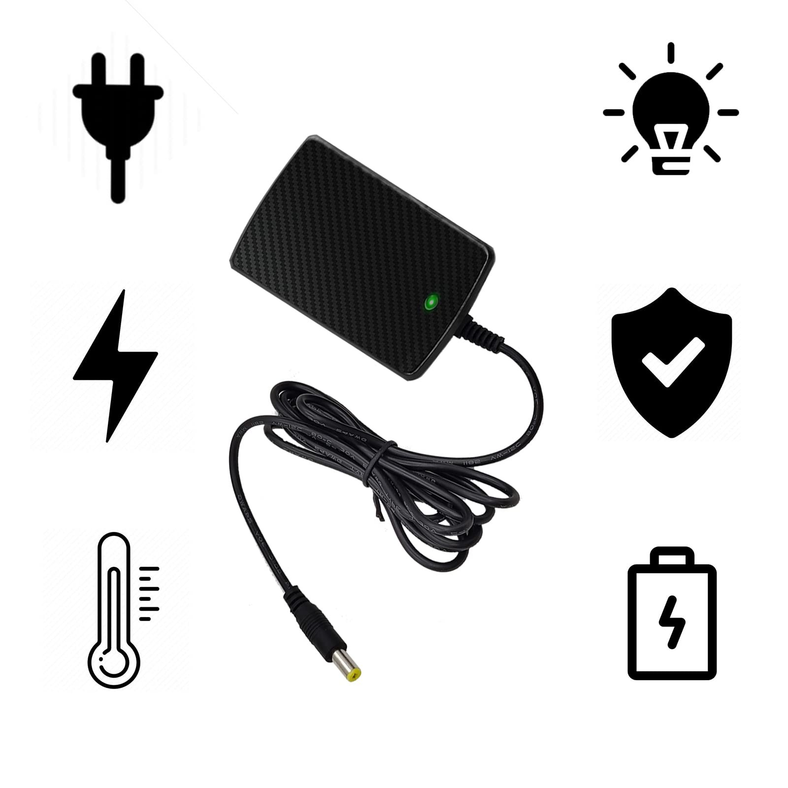 12V Charger for Kids Ride On Car Toys 12 Volt Battery Charger Best Choice Pro…