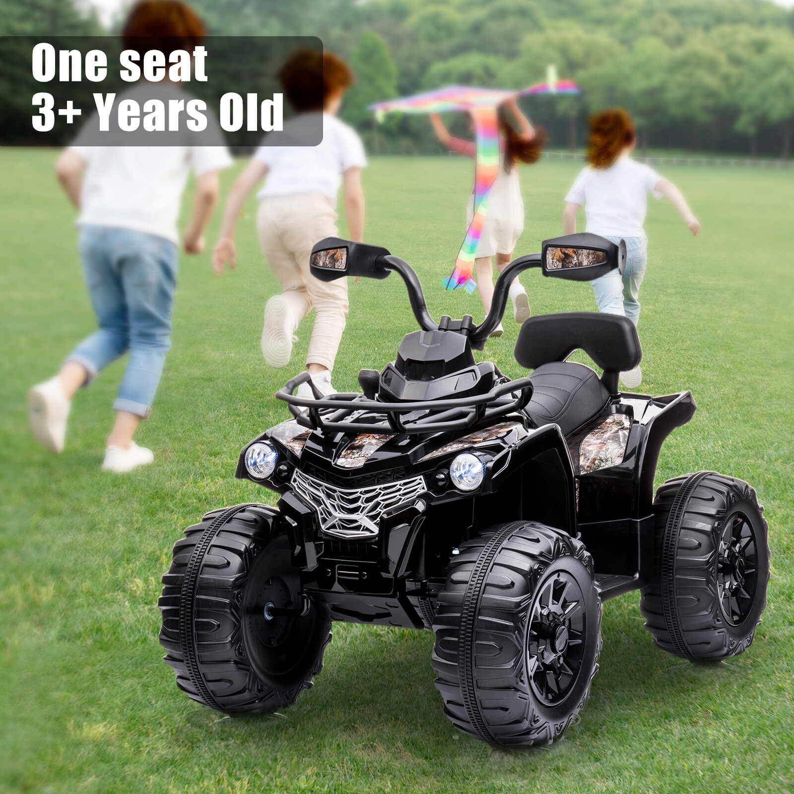 12V Kids Ride On ATV Quad Electric Car Toy Battery Powered Toddler 4-Wheeler US