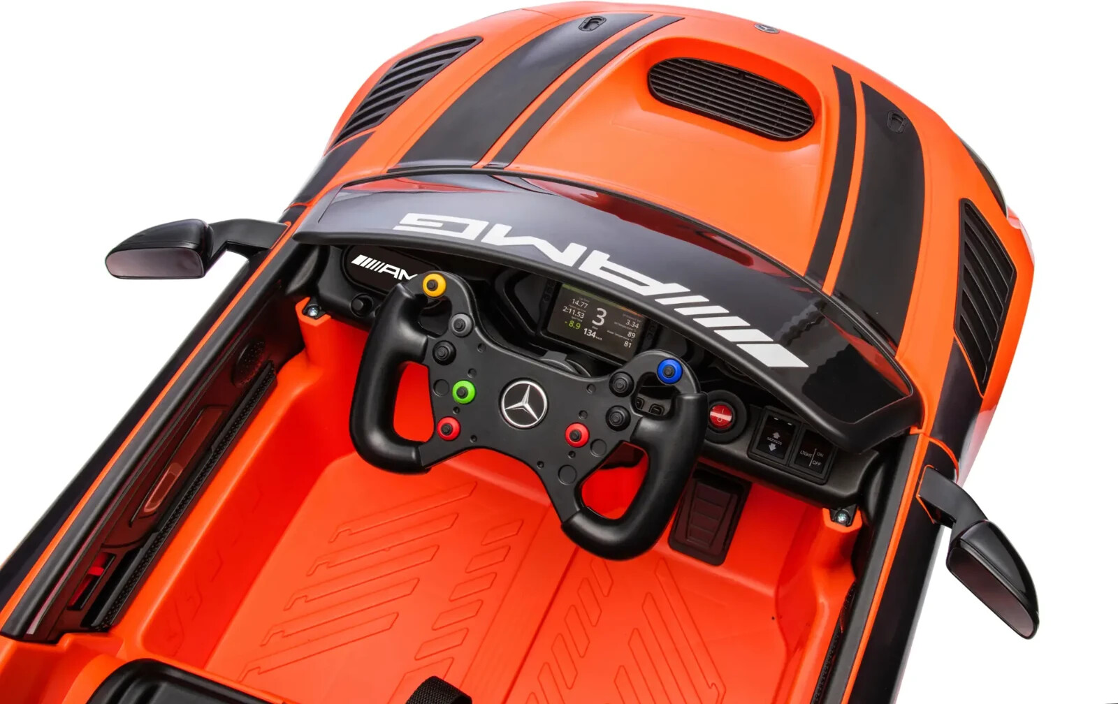 Hyper – Mercedes AMG GT3 12V Ride On – 3.5MPH Max Speed – Front & Rear Lights