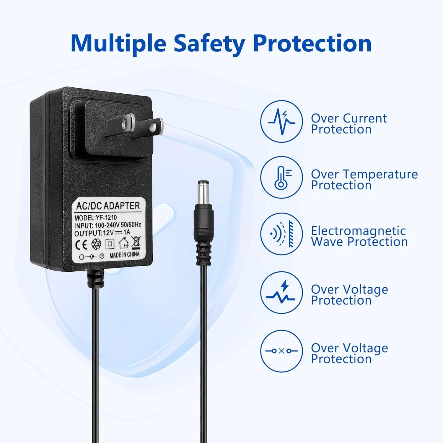 12V Battery Charger for Kids Ride On Toys, Electric Cars, Power Wheels, Motorcyc