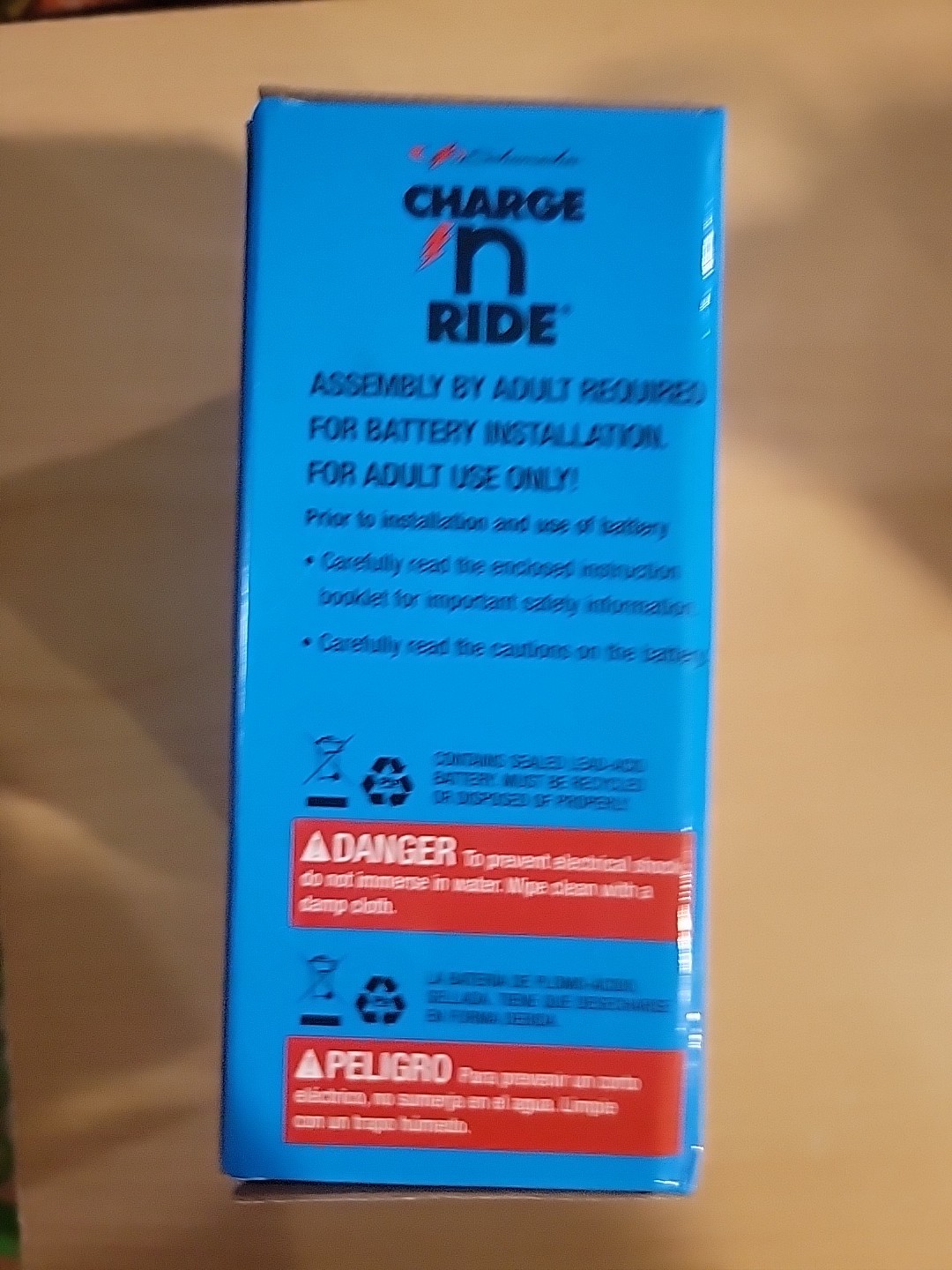 Schumacher Charge N Ride TB1 Rechargeable Replacement Battery 4.5Ah 6V