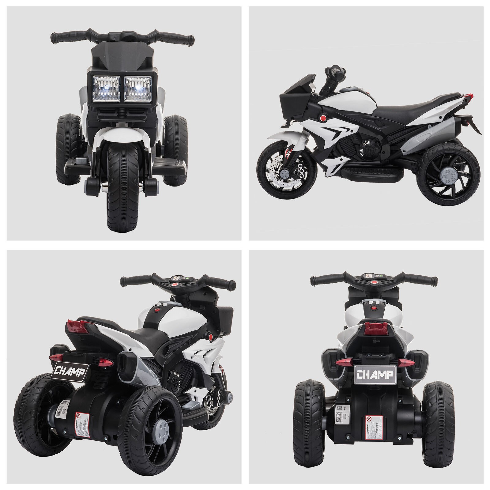 Kids Electric 6V Ride-On Toy Motorcycle Motorbike with Working Horn & Headlights