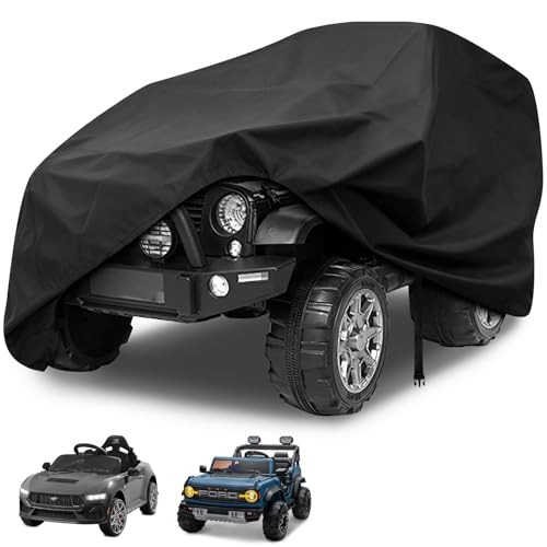Kids Ride-On Toy Car Cover, Outdoor Wrapper Resistant 52″ x 28″ x 24″