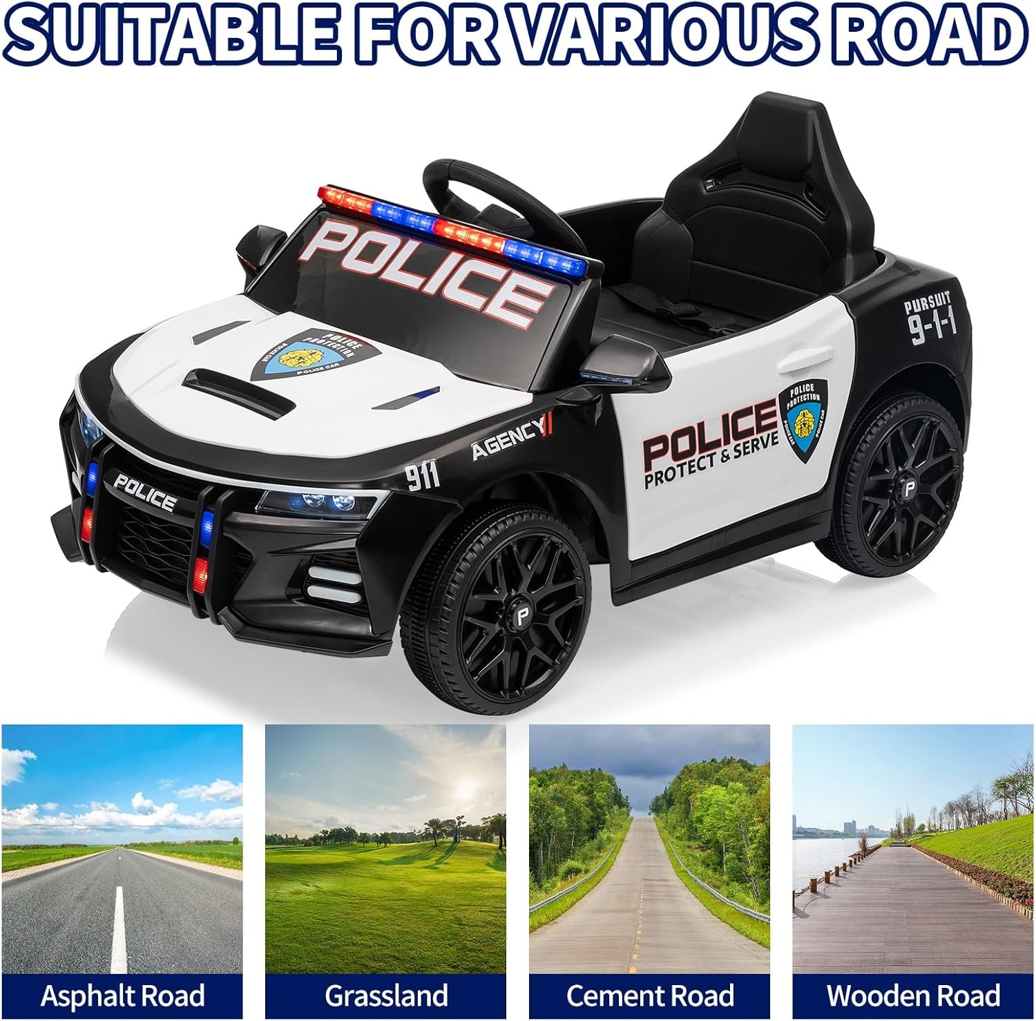 Garvee 12V Kids Ride on Car w/ Remote Control,Ride on Truck for Kids,Toddler Toy
