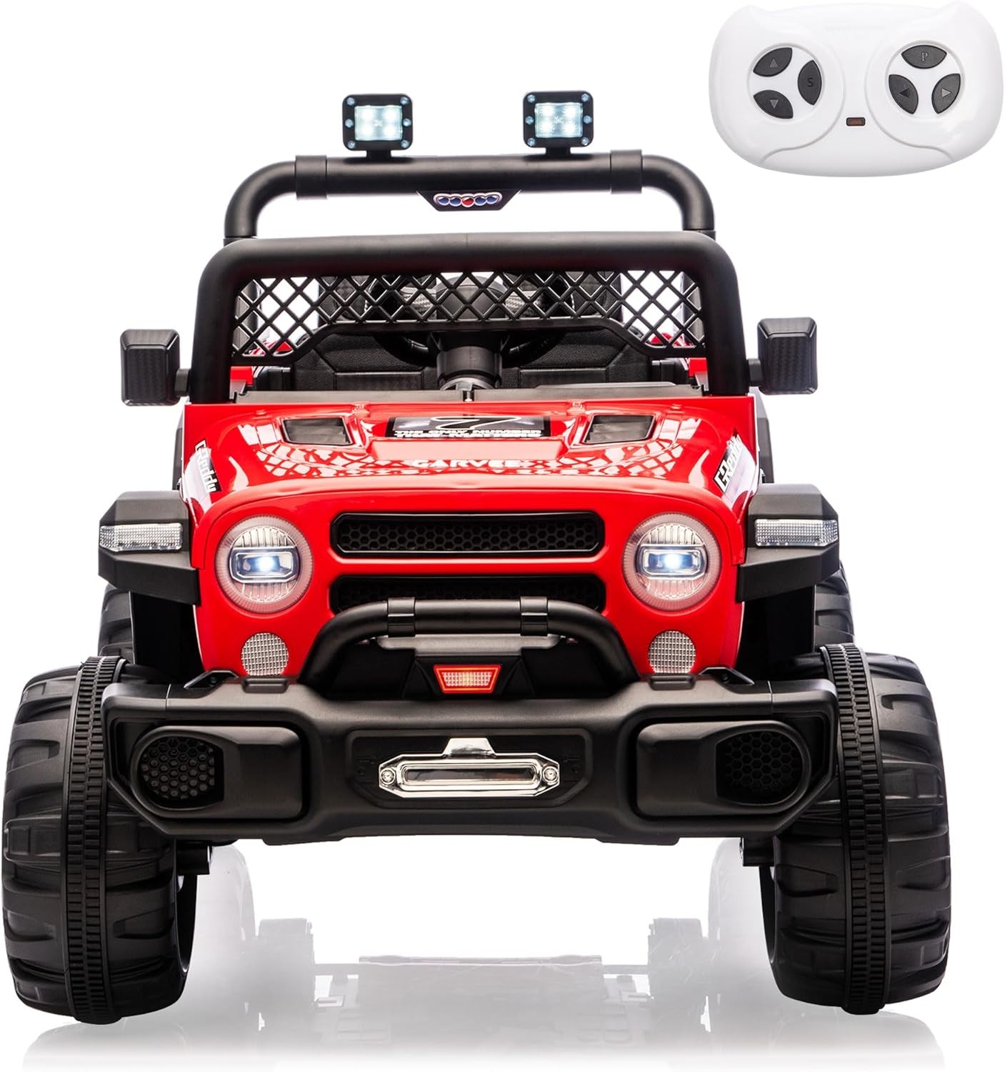 12V Kids Ride On Truck Car Electric Vehicle Remote Control LED Lights Music Gift