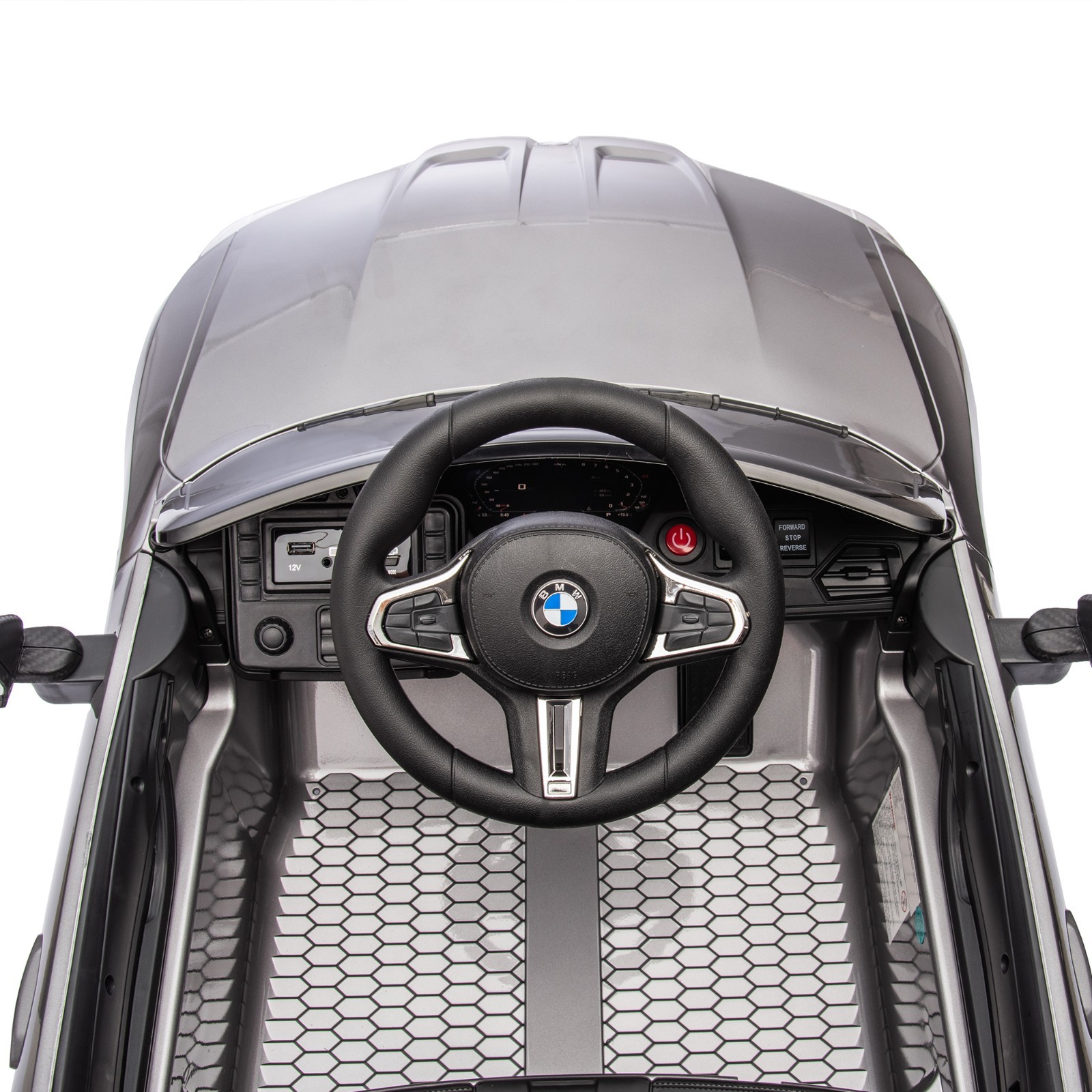Licensed BMW M4 Electric Ride-On Car 24V Truck with Remote Control for Kids 3-5