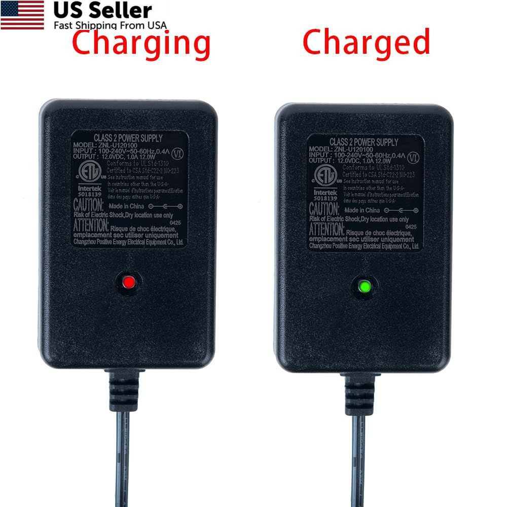 12V Charger for Kids Ride On Car, 12 Volt Battery on Large