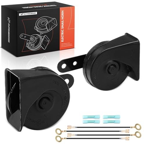 Dual Snail Horn High Low Universal Electric Horns 12V 110dB Compatible Most Car