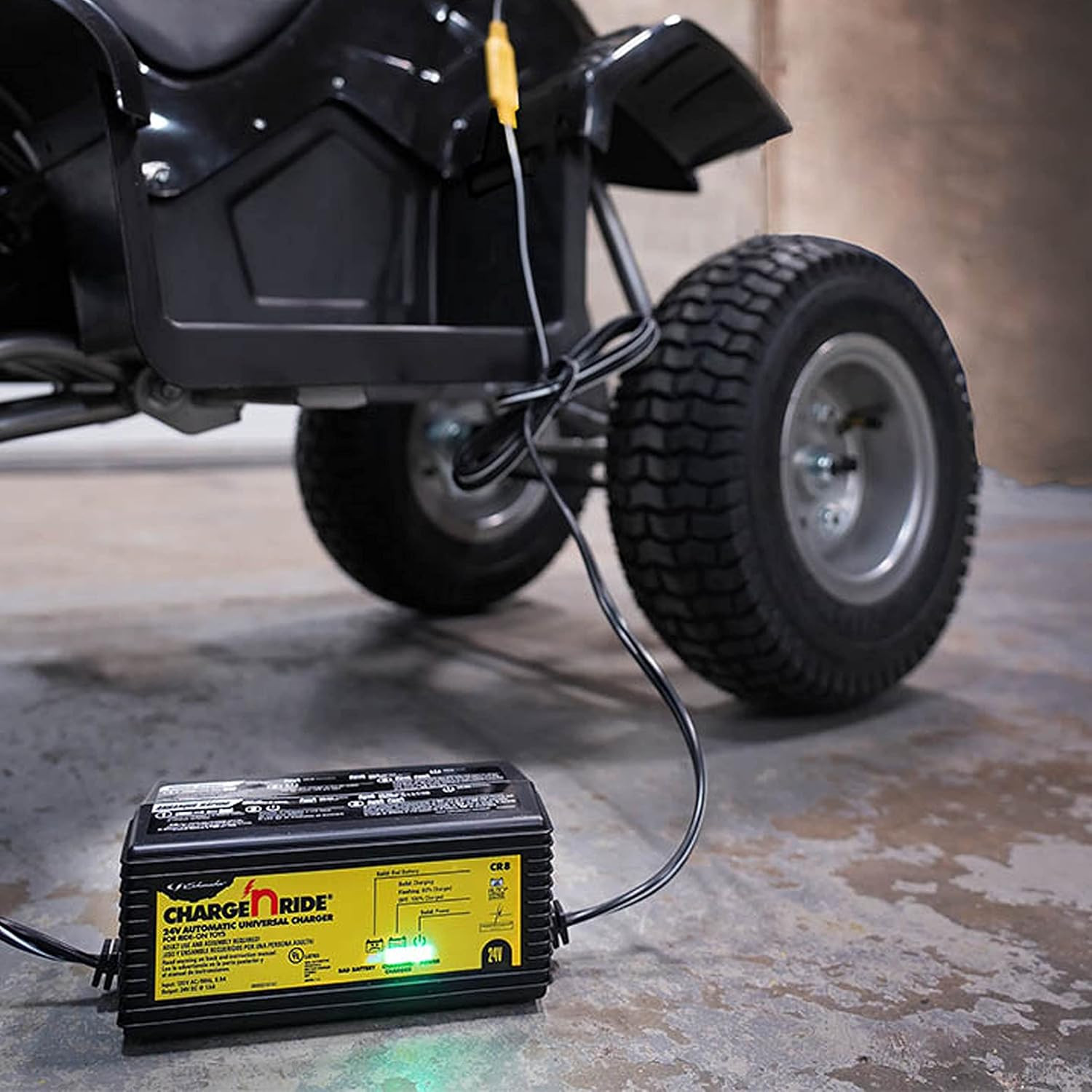 24 Volt Universal Battery Charger for Ride on Toys – Charge ‘N Ride CR8-1.5 Amp,