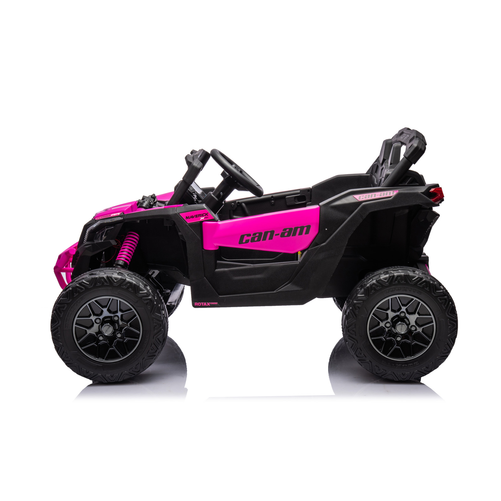 24V Can Am Maverick Kids Ride On UTV Electric Car 4×4 Toy Pink Remote Control