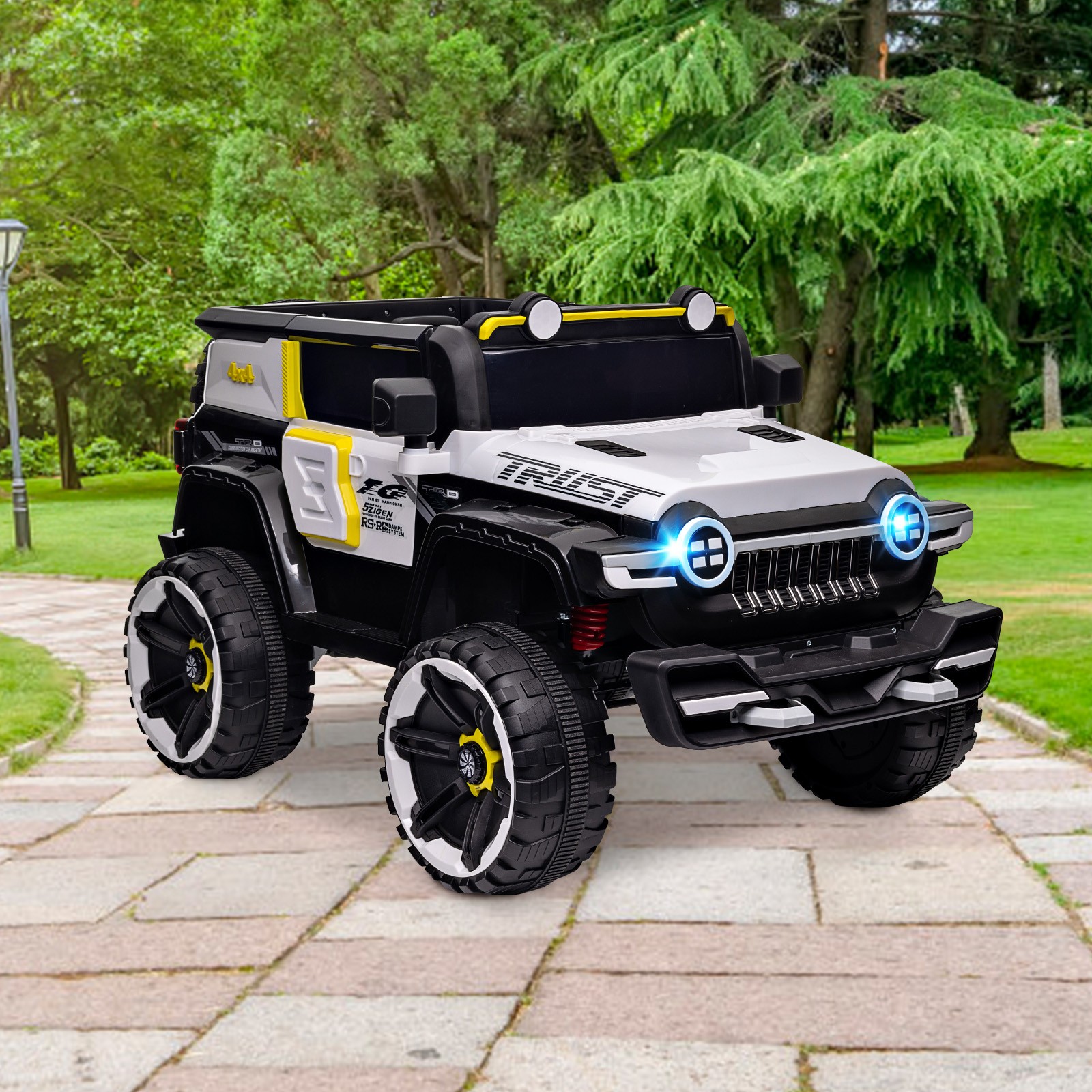12V Kids Electric Ride on ATV Truck,Single Seat Truck for Boys & Girls Ages 3-7