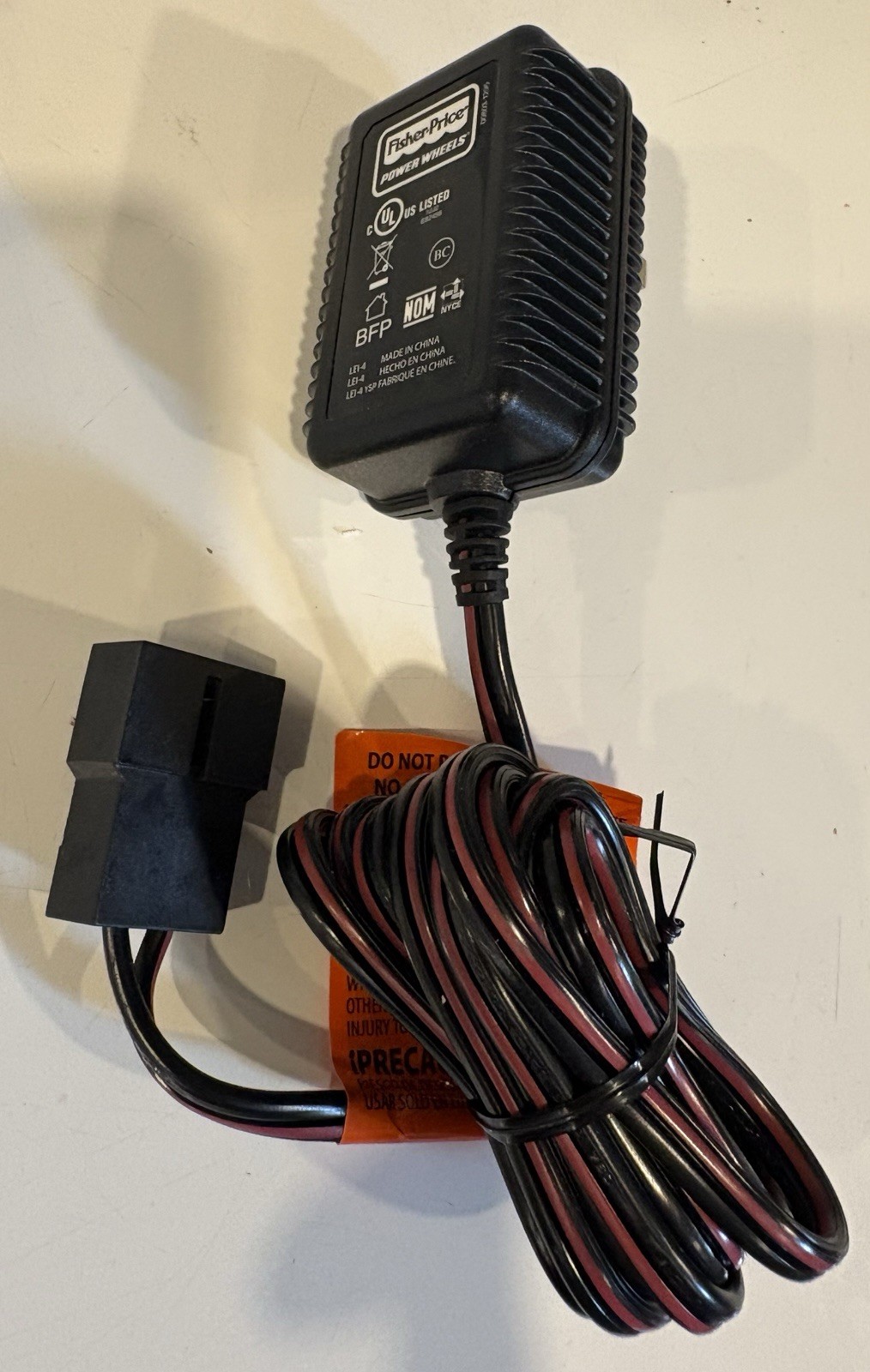 Fisher Price Power Wheels Class 2 Battery Charger Model 00801-1781 Wall Plug In