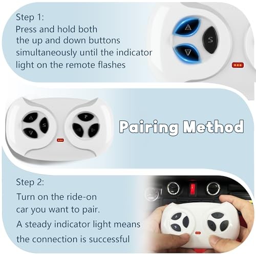 2.4GHz Bluetooth Remote Control Replacement for Ride on Car, Compatible