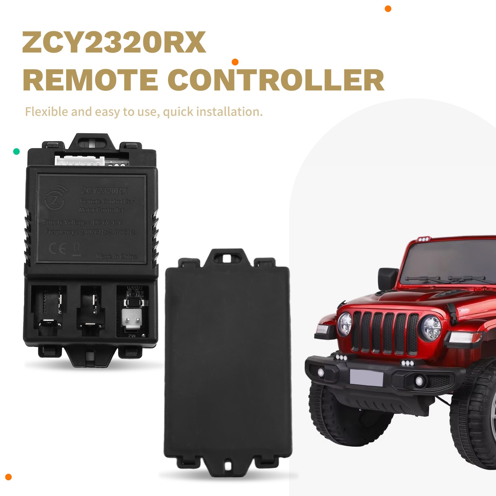 ZCY2320RX Vehicles Replacement Parts for Children Electric Vehicles2237