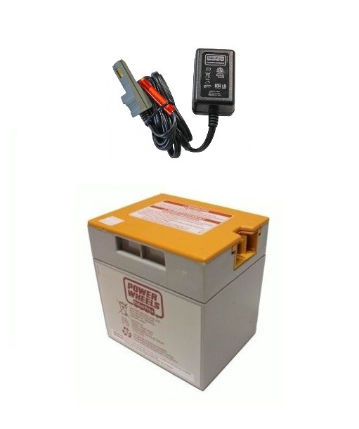 OEM Power Wheels 00801-1776 00801-1778 Rechargeable Battery & Charger 12V Jeep