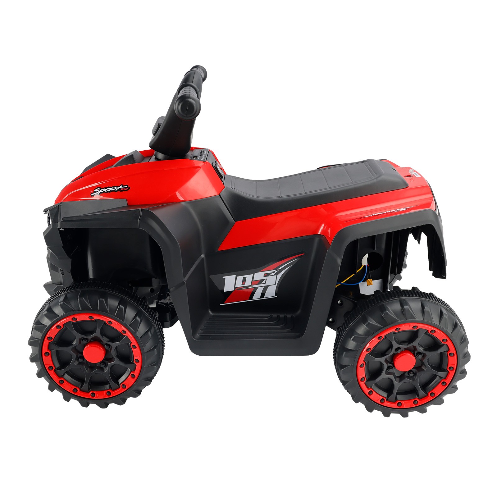 12V Ride On Atv Car For Kids Electric Toy Off-Road 4 Wheeler Quad Children Car✔️