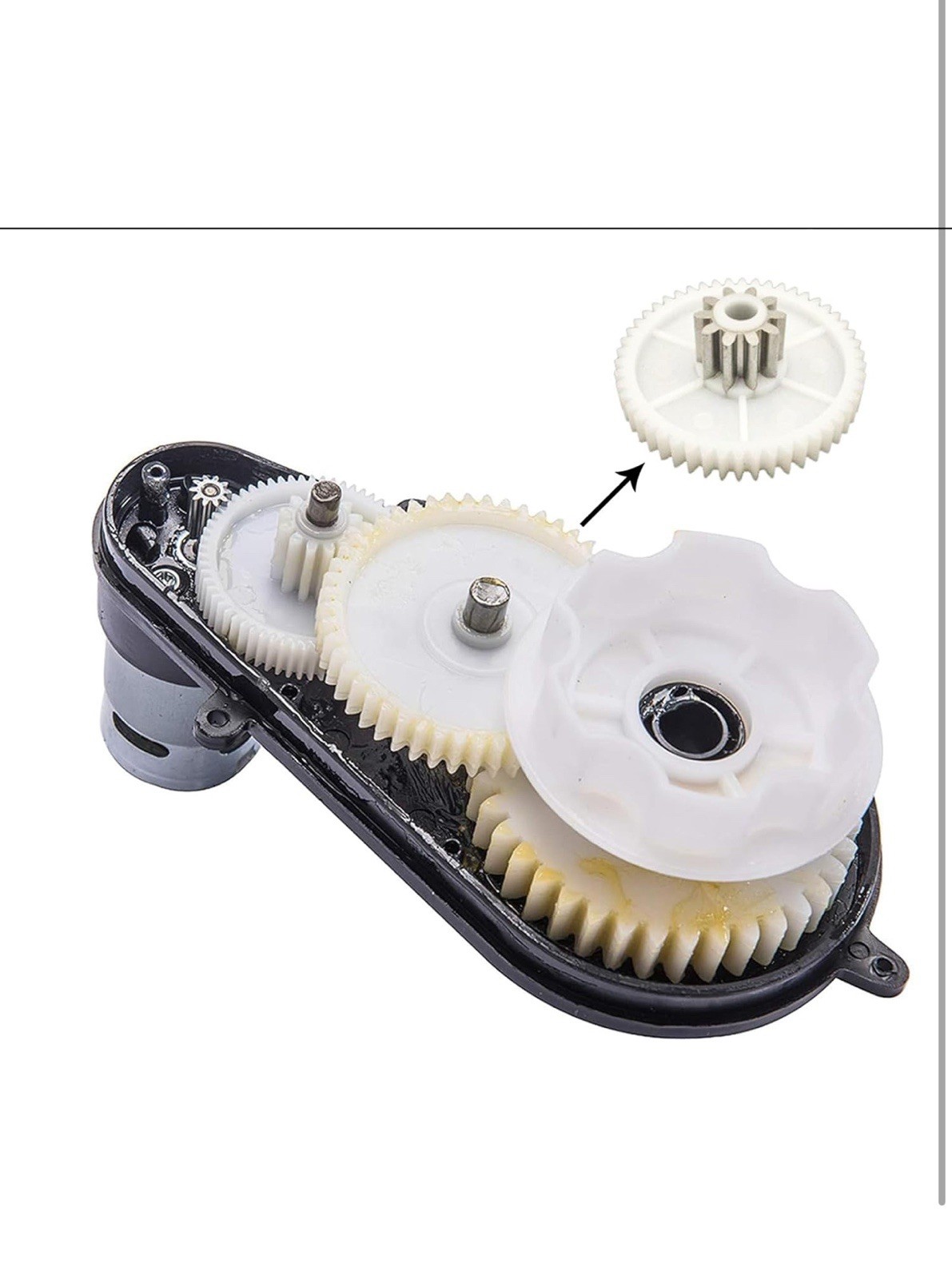 12V 35000RPM High Speed RS550 Drive Motor Gearbox, for Toy Riding Ride On X2