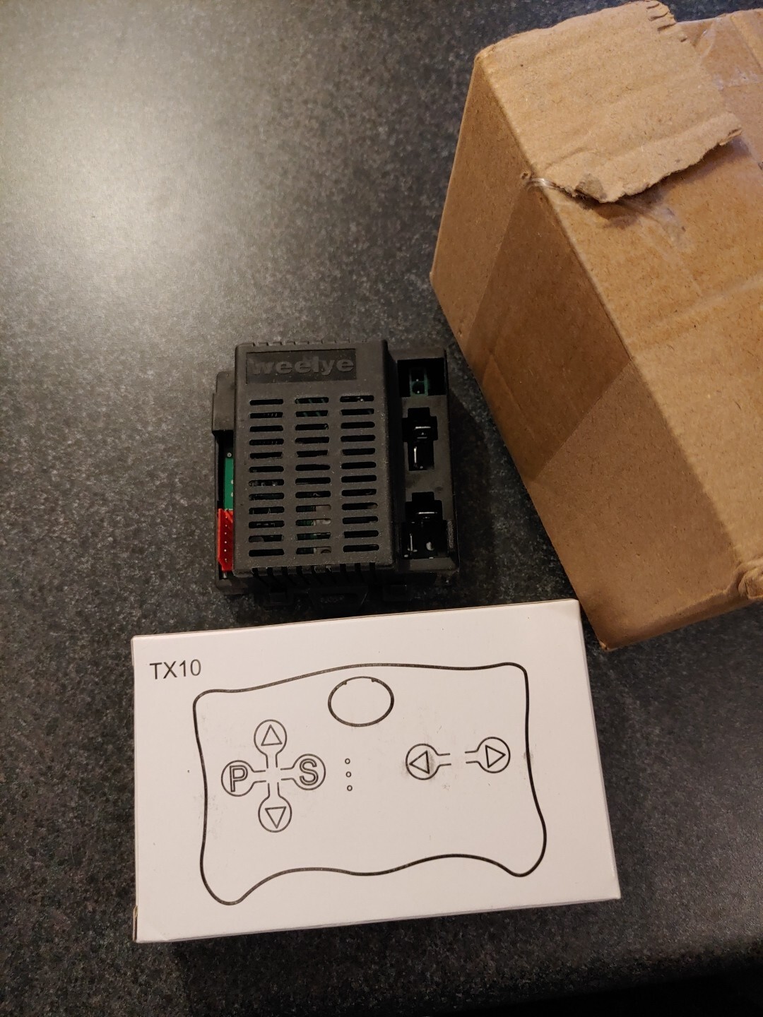 2.4G Bluetooth Remote Control&Receiver- Jeep Wrangler Ride Open Box