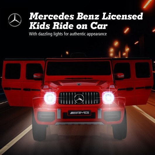 12V Mercedes-Benz G63 Licensed Kids Ride-On Car w/ Remote Control