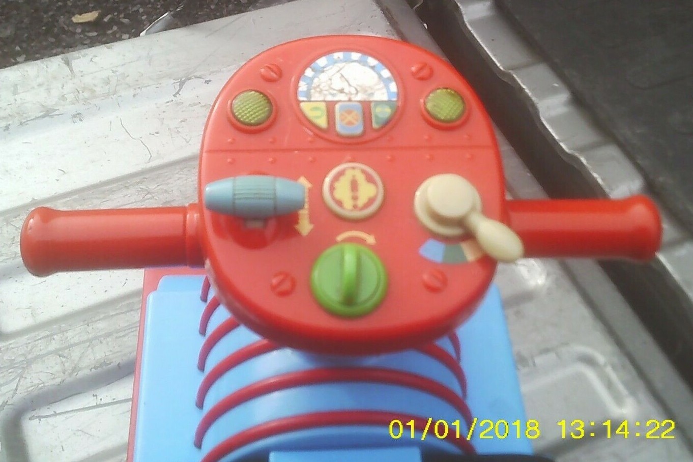 Thomas train sit and ride on toy 19 inches long used condition 2010 Gullane